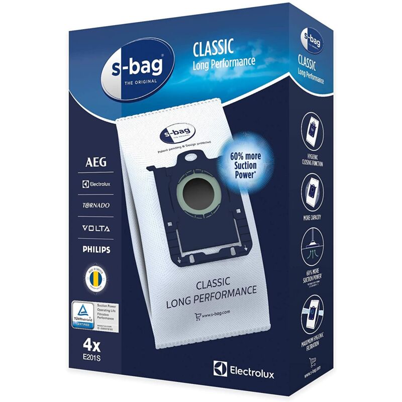Philips s-bag 4 x Staubsaugerbeutel