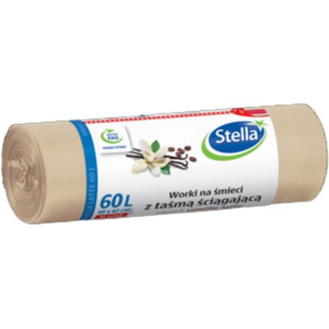 Sacs ST avec cordon de serrage - Parfum VANILLE TARDIVE 60L 10 pcs