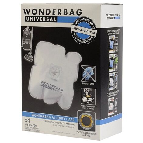 Sacs wonderbag par 4 wb484720 484000000377 - aspirateur