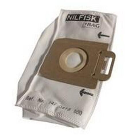 Lot de 4 sacs Hygiene + pré filtre pour aspirateur Nilfisk – Compatible avec modèles Allergy, Cleaner, Eco, Life, P10, P12, P20, P40