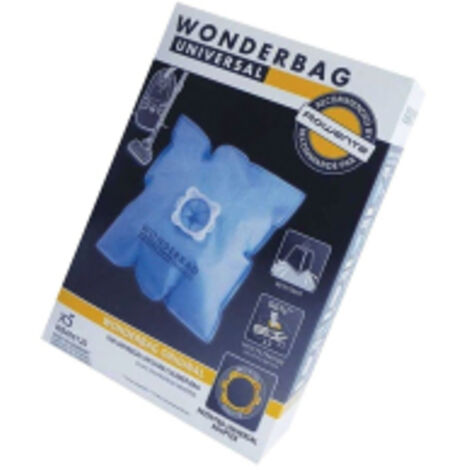 Sacs (x5) Wonderbag Classic Aspirateur Rowenta (WB406120)
