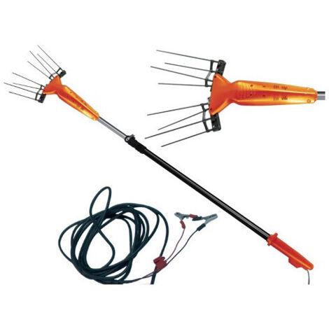 Sacudidor para aceitunas – Twist Slow 12 – Vara telescópica de 1,9 a 2,8 m – Peines de carbono – Twist