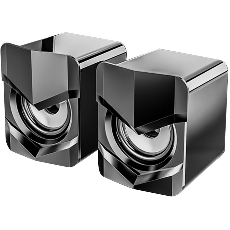 

D-158 Mini Altavoz para computadora de escritorio Super Bass Subwoofer Reproductor de musica con cable de 3,5 mm Caja de sonido Altavoces domesticos