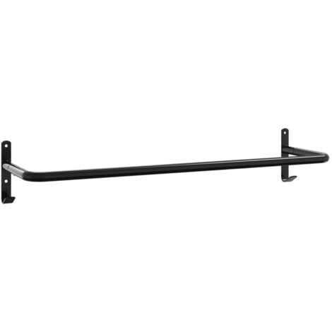 Saddle Pad Rack Black Iron vidaXL