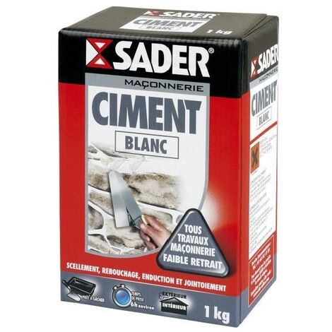 SADER BOITE CIMENT - BLANC - 1KG 138305
