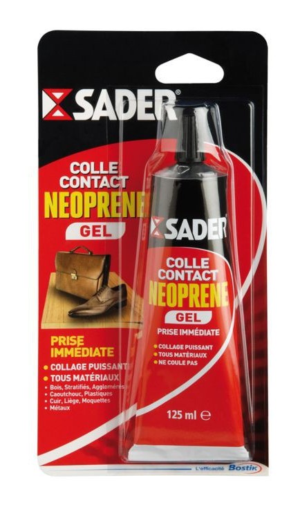 Sader - Colle contact néoprène gel 125ml