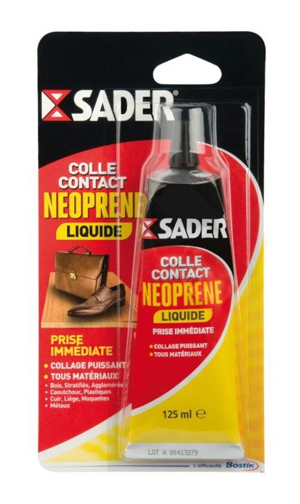 Sader - Colle néoprène contact liquide 125ml