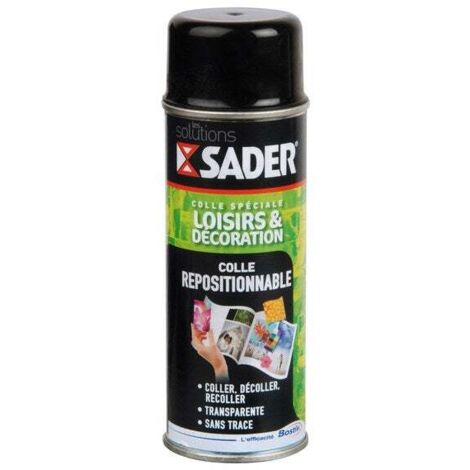 SADER Colle d'assemblage loisir/deco repositionnable sader tr spray 200ml