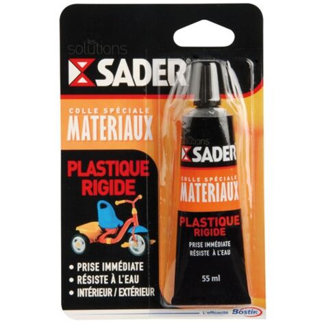 SADER - Colle plastique rigide - 55 mL