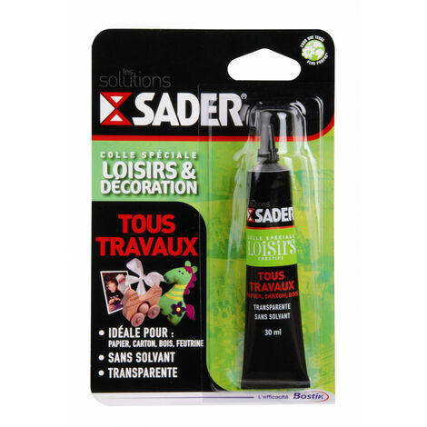 SADER Colle réparation Spéciale loisirs & décoration SADER, 30ml