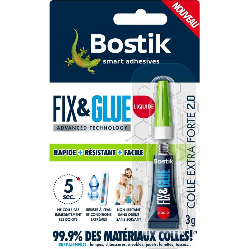 Fix & glue liquide - tube de 3G sa 30614472 - Bostik