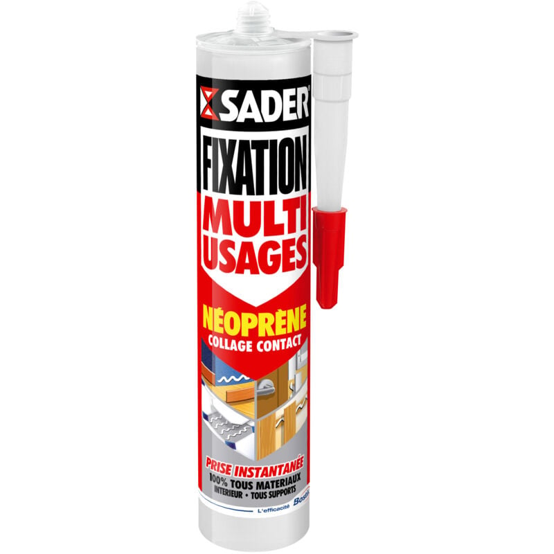 Sader - Fixation multiusage, 310ml blanc