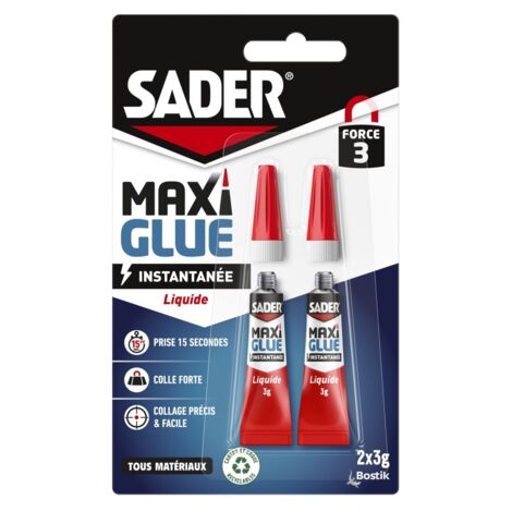 SADER MAXI GLUE LIQUIDE 2X3G