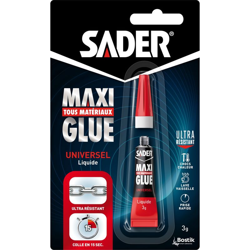 Maxiglue Liquide 3g - Sader