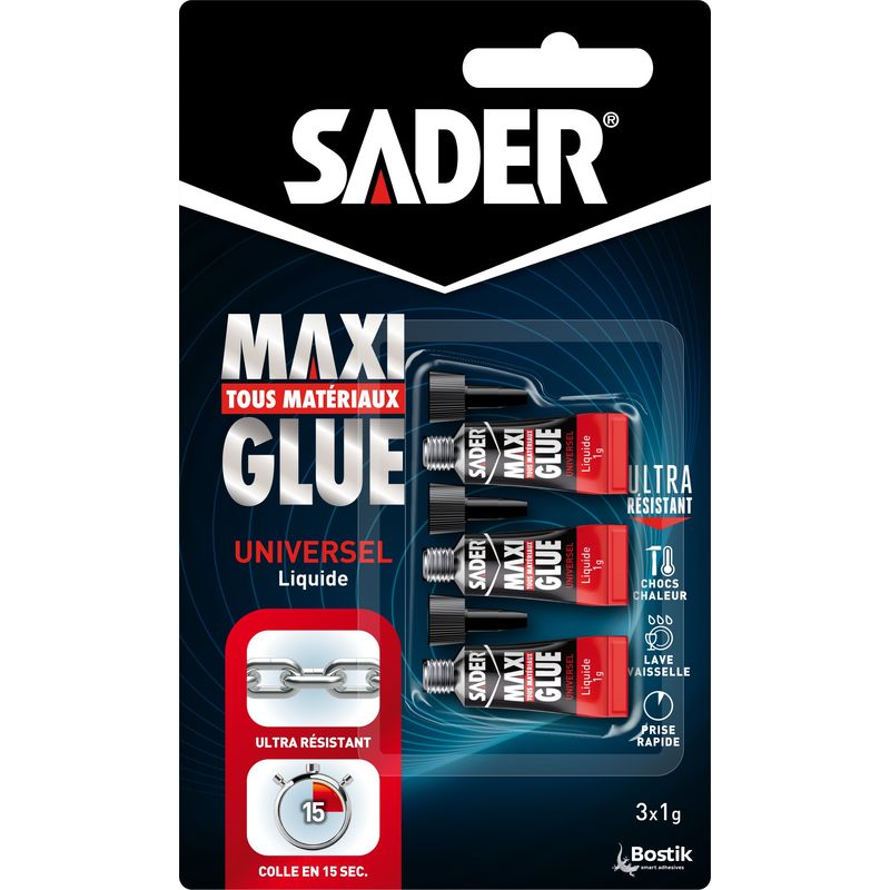 Sader - Maxiglue Liquide 3x1g