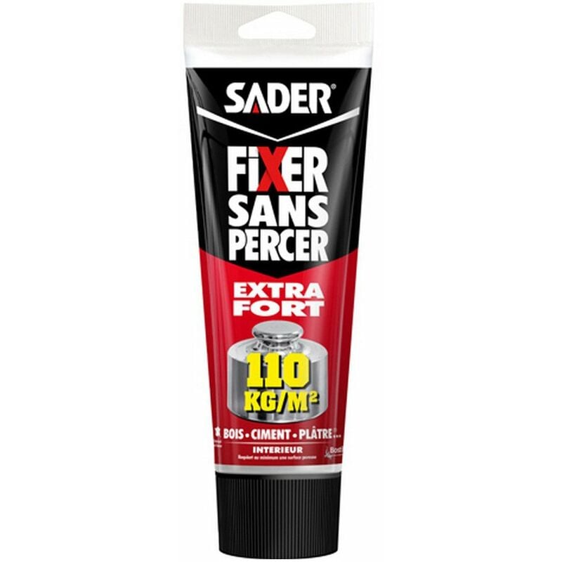 Sader - Fixer Sans Percer Extra fort200mlblanc