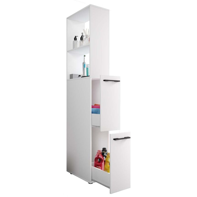 Ebuy24 - Mobilier de badge : grande agression Sadilo h. 183 x l. 25 x p. 50 cm Blanc