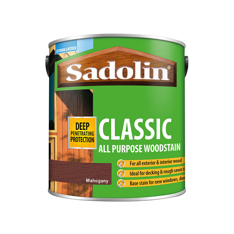 5028492 Classic Wood Protection Mahogany 2.5 litre SAD5028492 - Sadolin