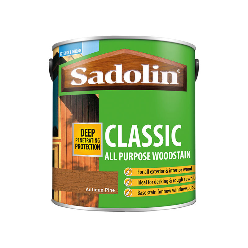 5028458 Classic Wood Protection Antique Pine 2.5 litre SAD5028458 - Sadolin