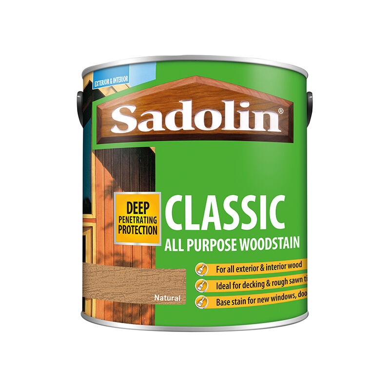 5028503 Classic Wood Protection Natural 2.5 litre SAD5028503 - Sadolin