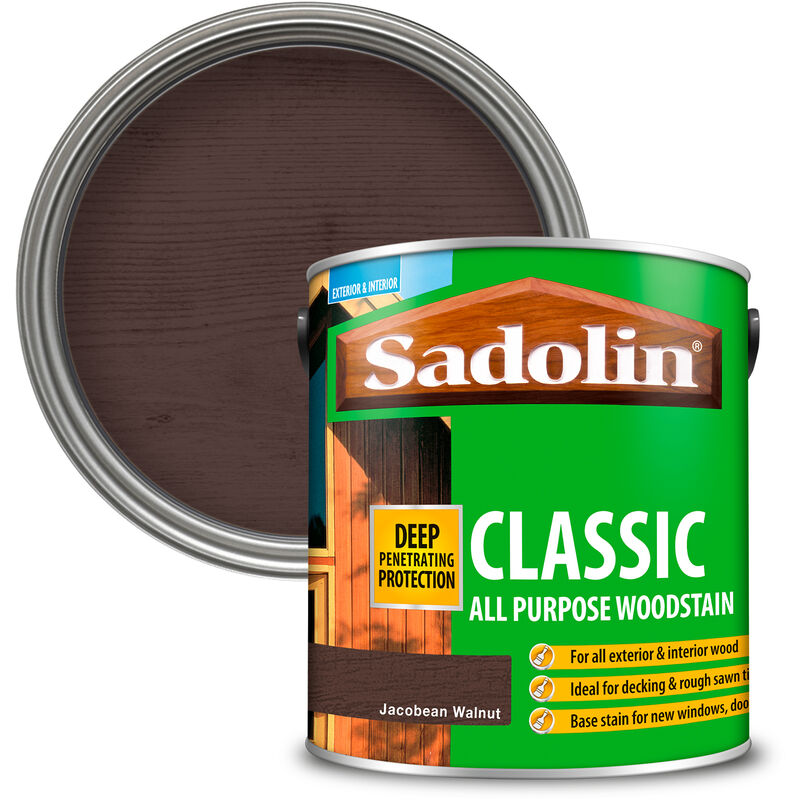 Sadolin - Classic Wood Protection Jacobean Walnut 2.5 litre SAD5028466