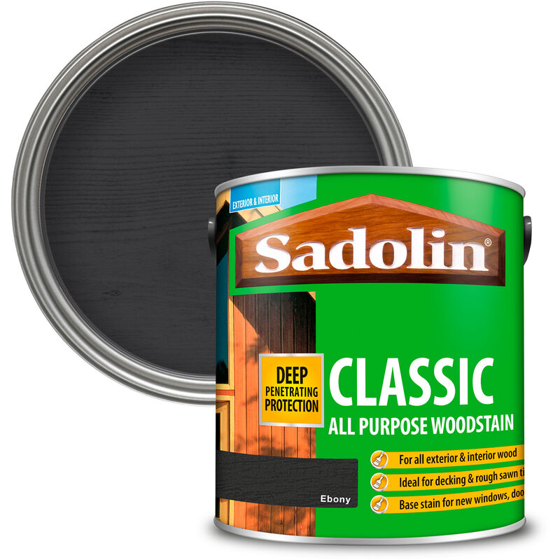 Sadolin - Classic Wood Protection Ebony 2.5 litre SAD5012903