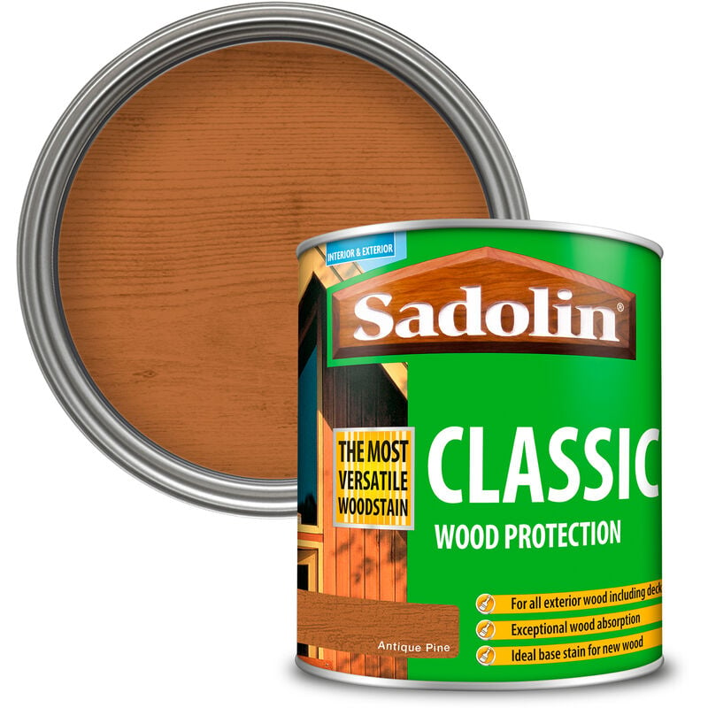 Sadolin - 5028457 Classic Wood Protection Antique Pine 1 litre SAD5028457