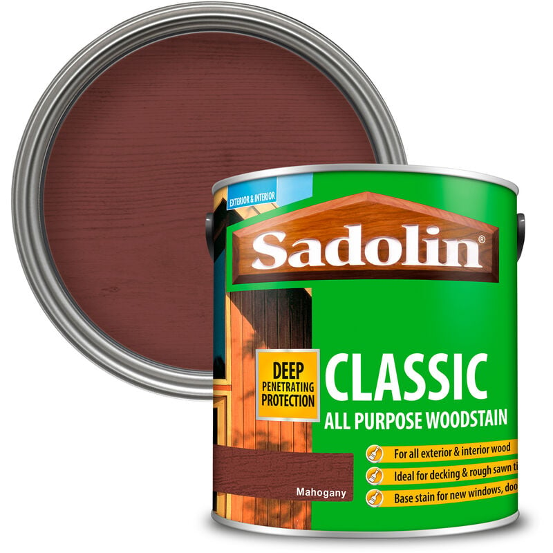 Sadolin - 5028492 Classic Wood Protection Mahogany 2.5 litre SAD5028492