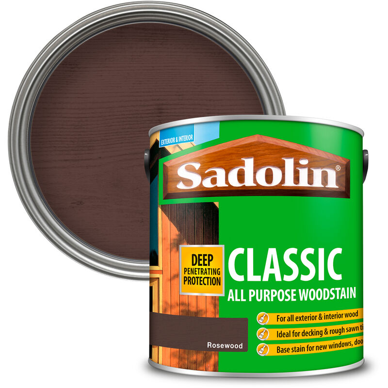 Sadolin - 5028488 Classic Wood Protection Rosewood 2.5 litre SAD5028488