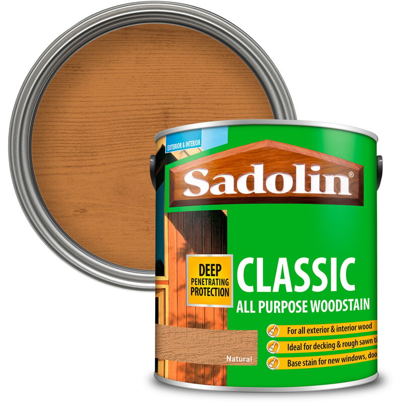 Sadolin - 5028503 Classic Wood Protection Natural 2.5 litre SAD5028503