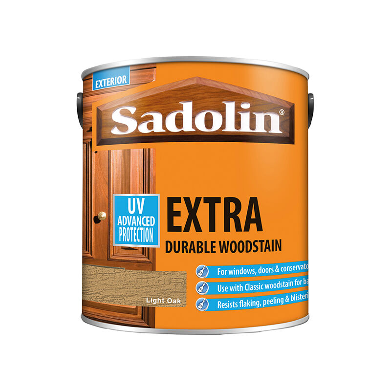 5012993 Extra Durable Woodstain Light Oak 2.5 litre SAD5012993 - Sadolin