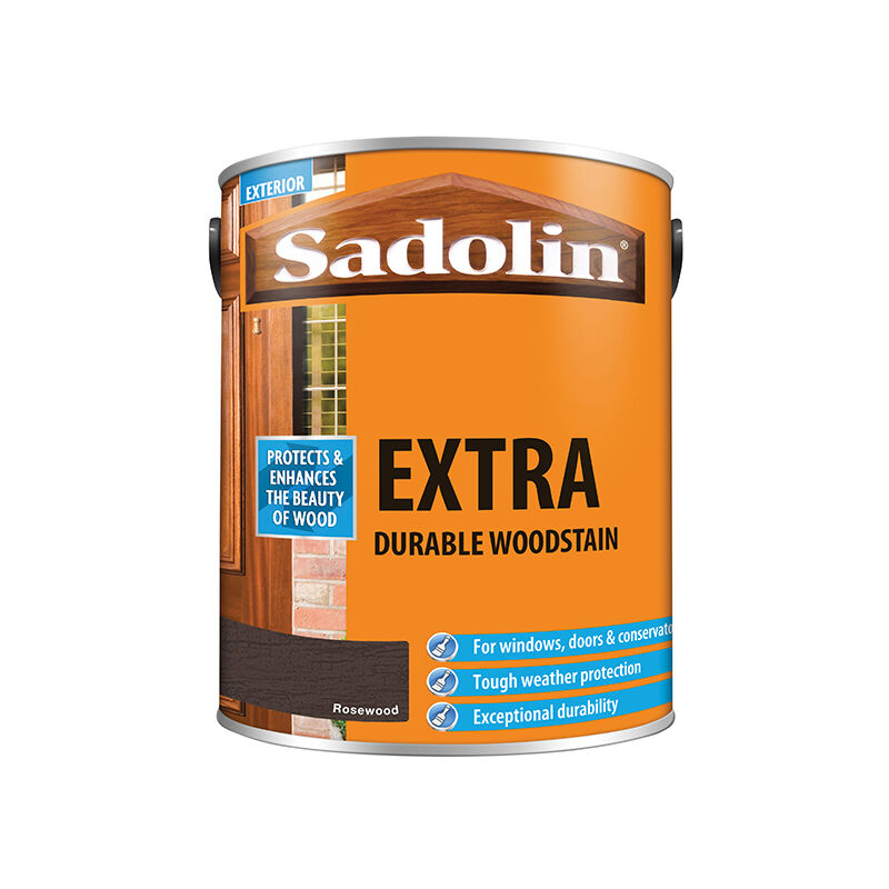 5028561 Extra Durable Woodstain Rosewood 5 litre SAD5028561 - Sadolin