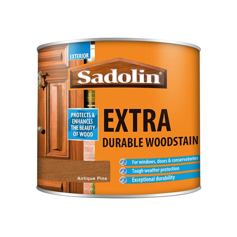 Sadolin - 5028527 Extra Durable Woodstain Antique Pine 500ml SAD5028527