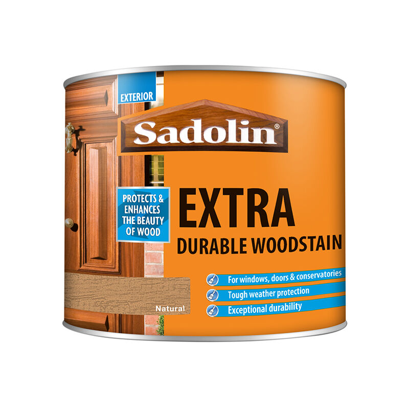 Sadolin - 5028577 Extra Durable Woodstain Natural 500ml SAD5028577