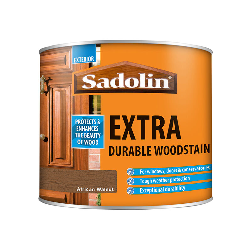 Sadolin - 5028554 Extra Durable Woodstain African Walnut 500ml SAD5028554