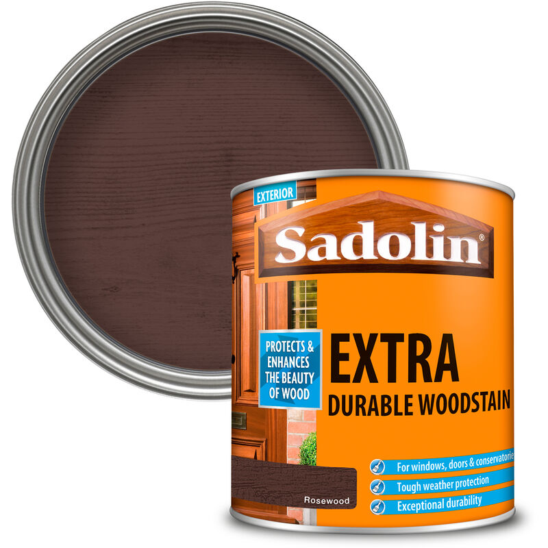 Sadolin - Extra Durable Woodstain - Rosewood - 1L - Rosewood