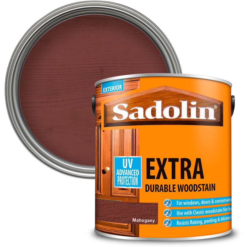 Sadolin Extra Durable Woodstain - Mahogany - 2.5L