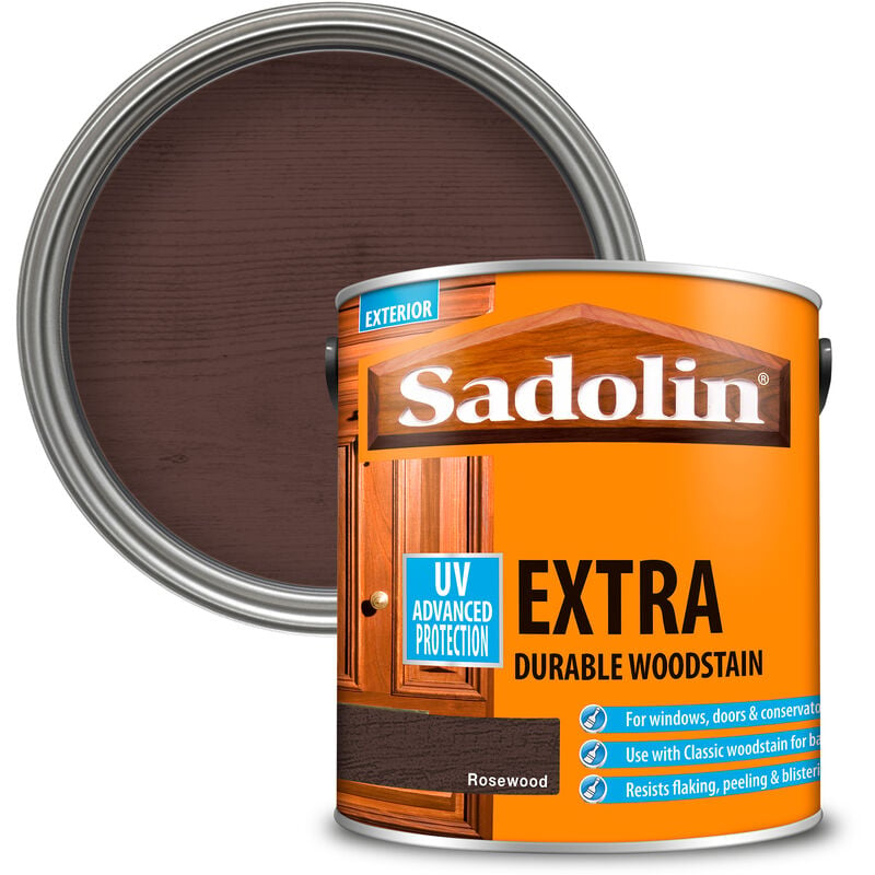 Sadolin - 5028560 Extra Durable Woodstain Rosewood 2.5 litre SAD5028560