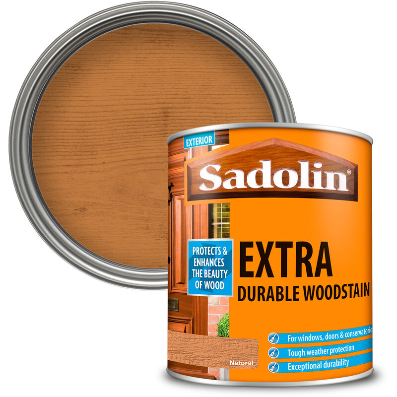 Sadolin - Extra Durable Woodstain - Natural - 1L - Natural