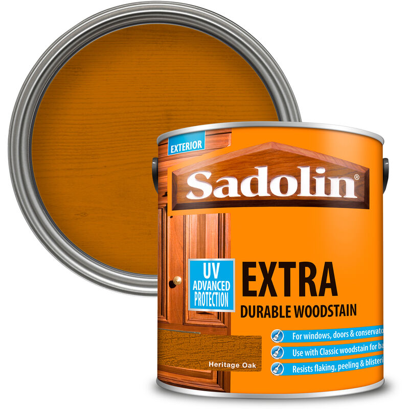 Sadolin - 5090983 Extra Durable Woodstain Heritage Oak 2.5 litre SAD5090983