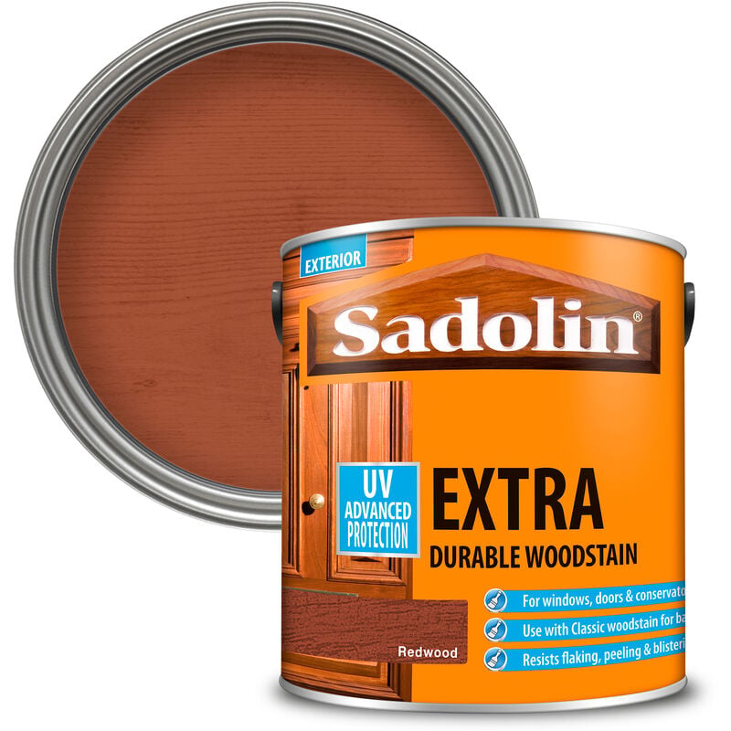 Sadolin - 5012989 Extra Durable Woodstain Redwood 2.5 litre SAD5012989