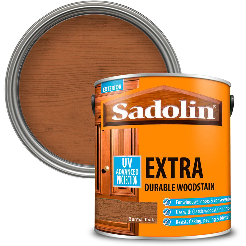 Sadolin - 5028552 Extra Durable Woodstain Burma Teak 2.5 litre SAD5028552