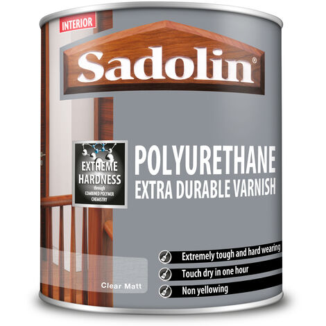 Sadolin Polyurethane Extra Durable Interior Varnish - Matt - 1L