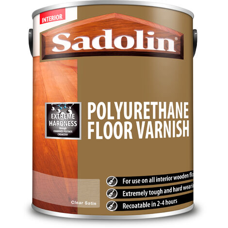 Sadolin Polyurethane Floor Varnish - Satin - 5L