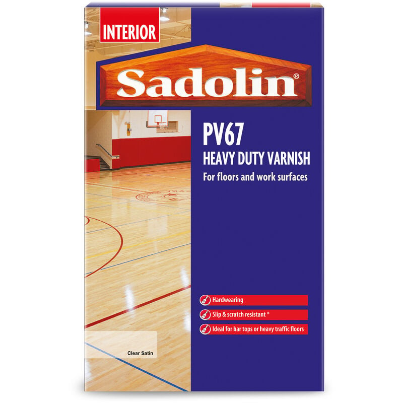 Sadolin - PV67 Heavy Duty Varnish - Satin - 5L