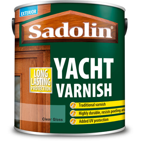Sadolin Yacht Varnish - Clear - 2.5L