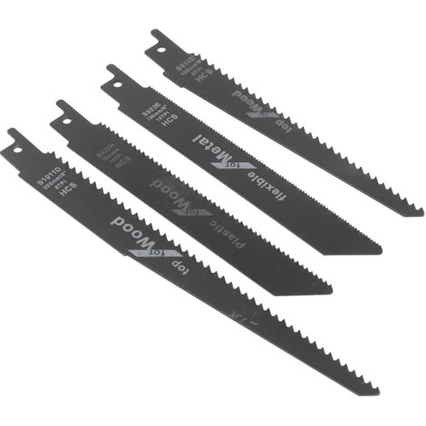 Säbelsägeblätter zum Schneiden von Holz, Kunststoff und Metall, Säbelsägewerkzeug-Set