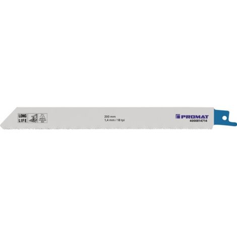 Säbelsägeblatt L.180mm Bi 18Z./Zoll flex. PROMAT 5St./VE