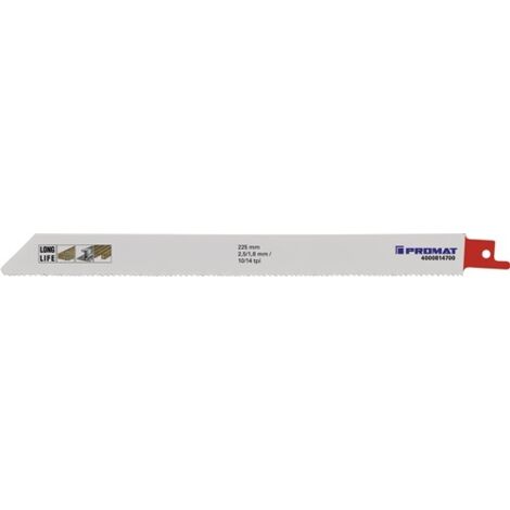 Säbelsägeblatt L.205mm Bi 10Z./Zoll flex. PROMAT 5St./VE