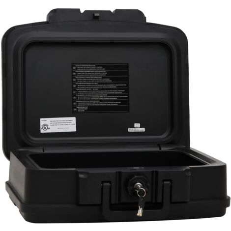 Safe Box Black 44x37x16.5 cm vidaXL